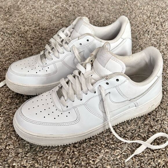 Nike Other - Nike AF1 Triple White Low Top Sneakers Mens 8.5 | Womens 10 | Great Preloved